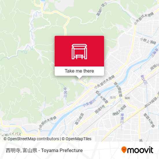 西明寺 map