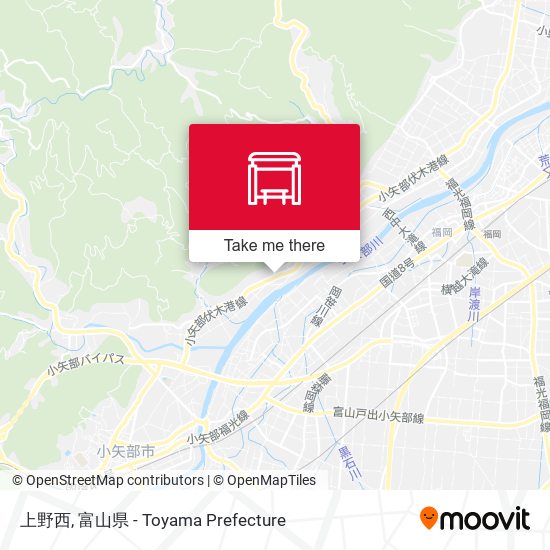 上野西 map