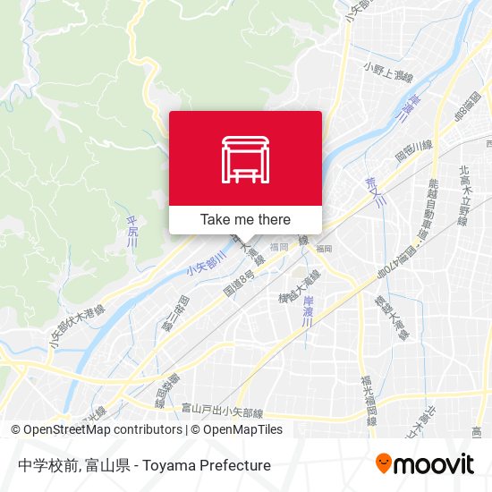 中学校前 map