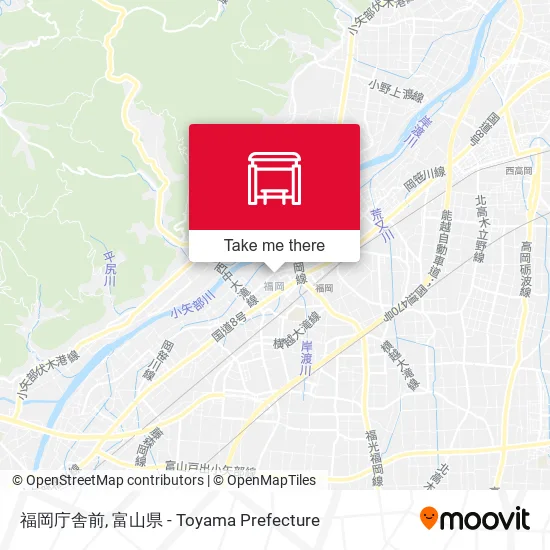 福岡庁舎前 map