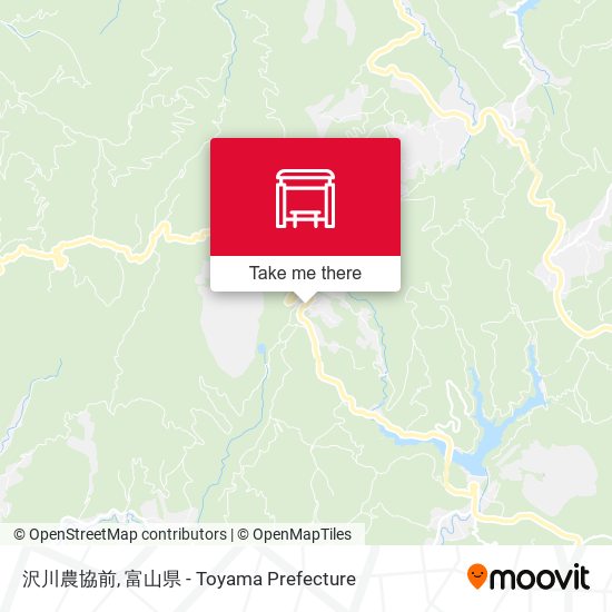 沢川農協前 map