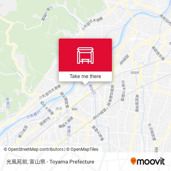光風苑前 map