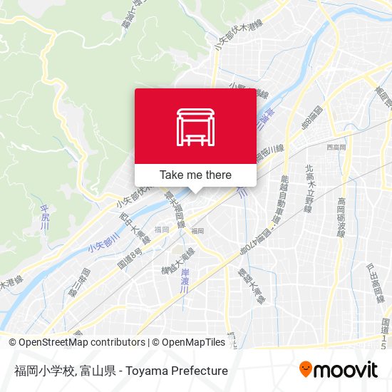 福岡小学校 map