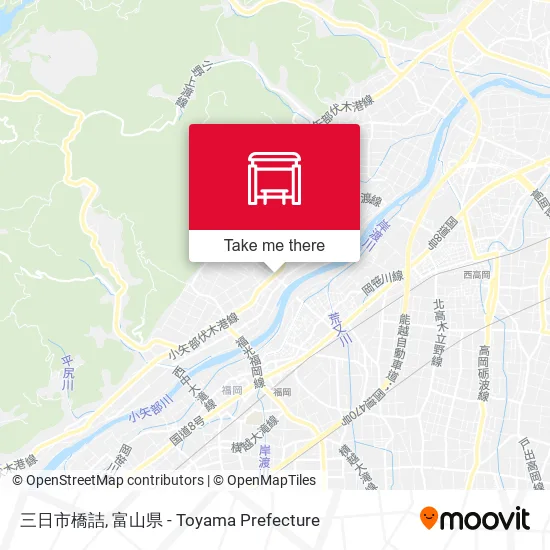 三日市橋詰 map