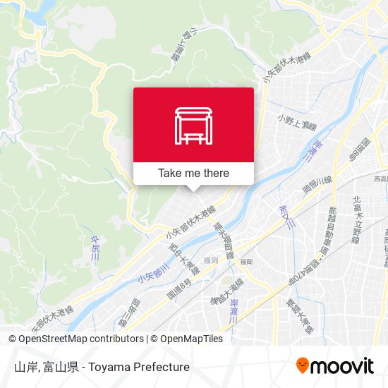 山岸 map
