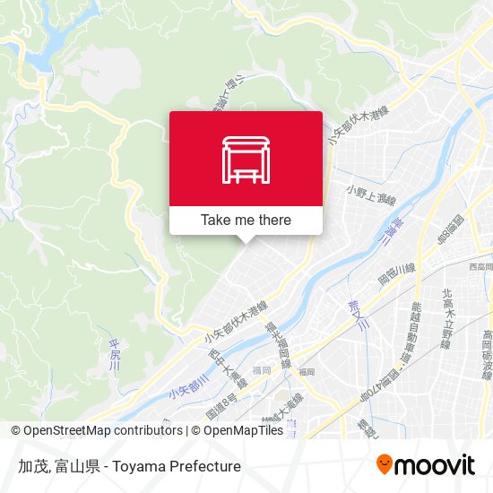 加茂 map