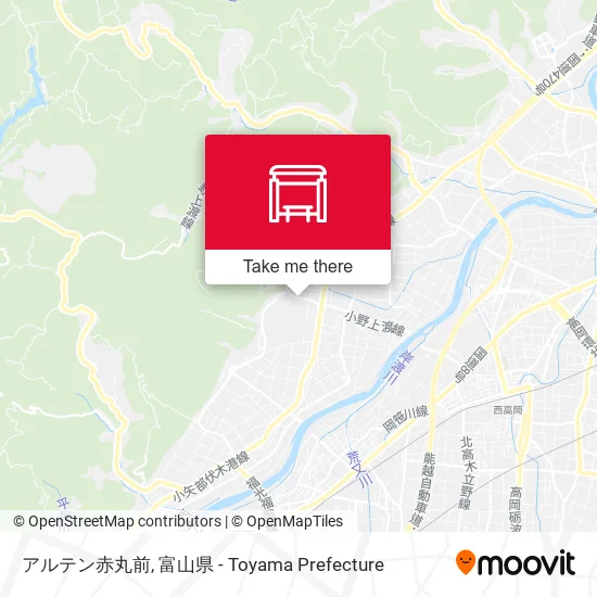 アルテン赤丸前 map