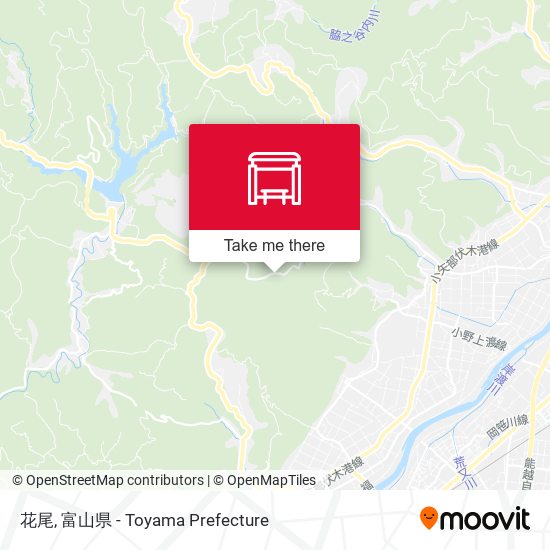 花尾 map