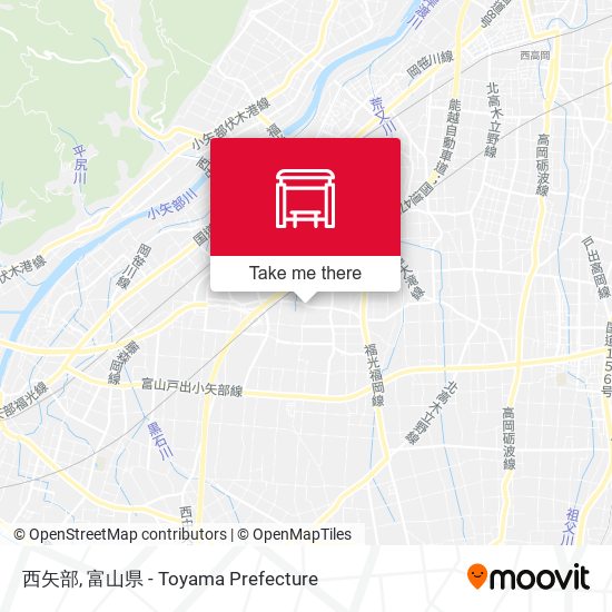 西矢部 map