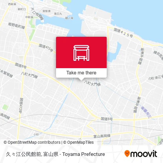 久々江公民館前 map