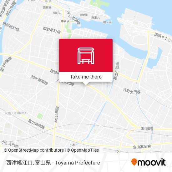 西津幡江口 map