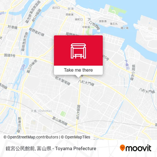 鏡宮公民館前 map