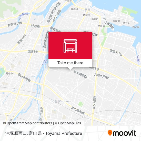 沖塚原西口 map