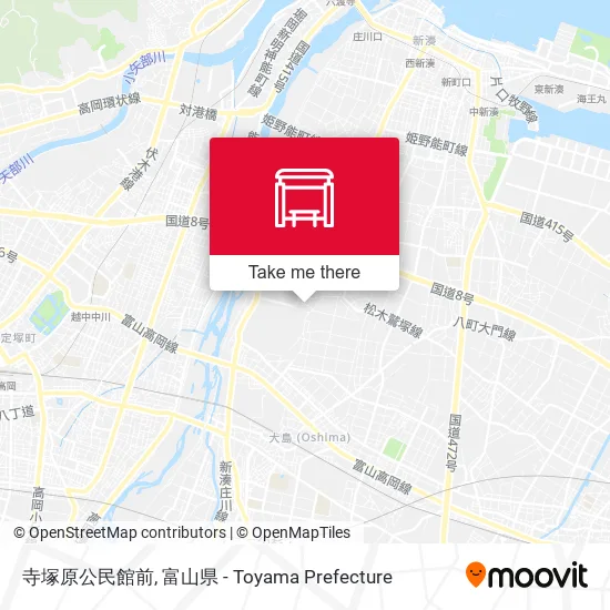 寺塚原公民館前 map