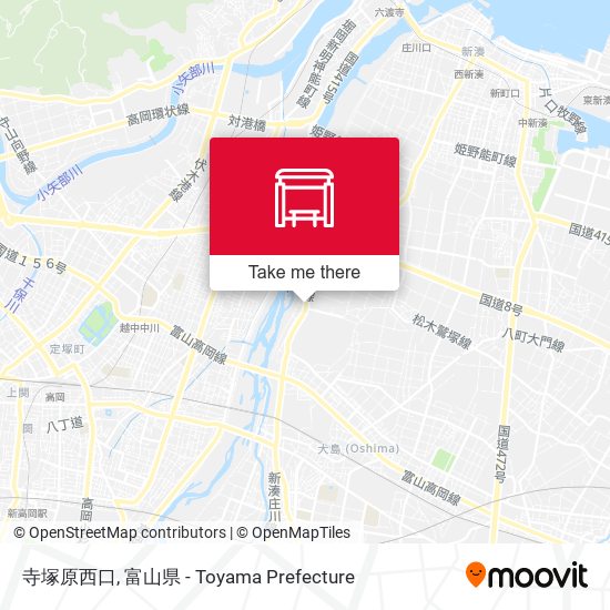 寺塚原西口 map