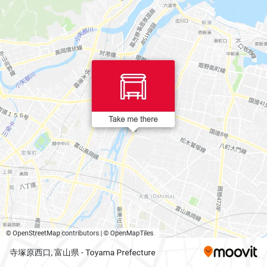 寺塚原西口 map
