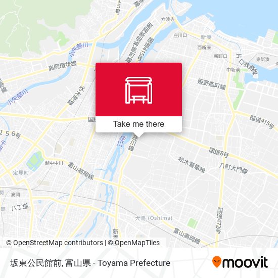 坂東公民館前 map