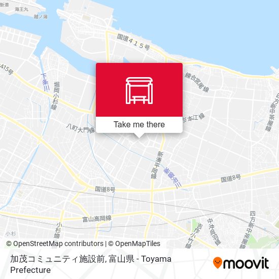 加茂コミュニティ施設前 map