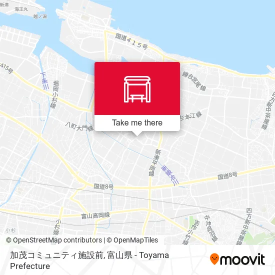 加茂コミュニティ施設前 map