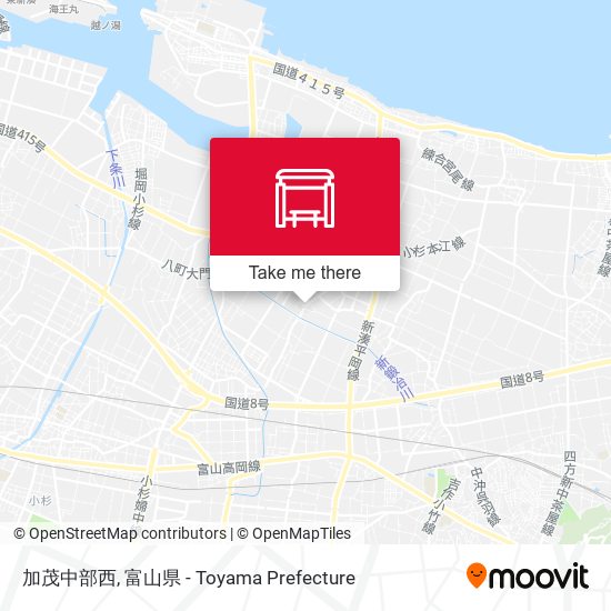 加茂中部西 map