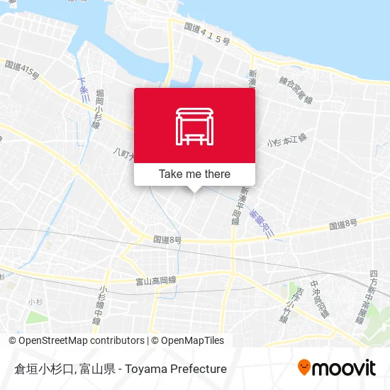 倉垣小杉口 map