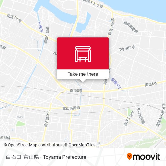 白石口 map