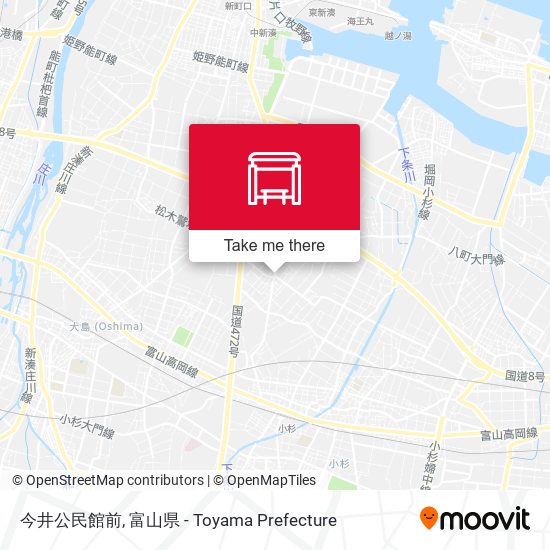 今井公民館前 map