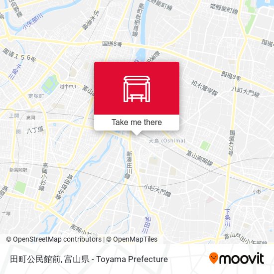 田町公民館前 map