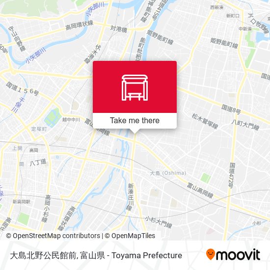 大島北野公民館前 map