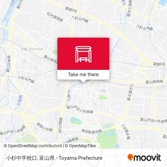 小杉中学校口 map