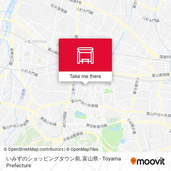 いみずのショッピングタウン前 map