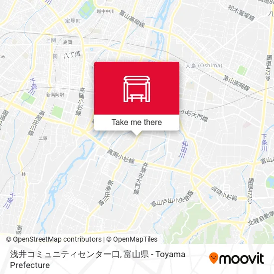 浅井コミュニティセンター口 map