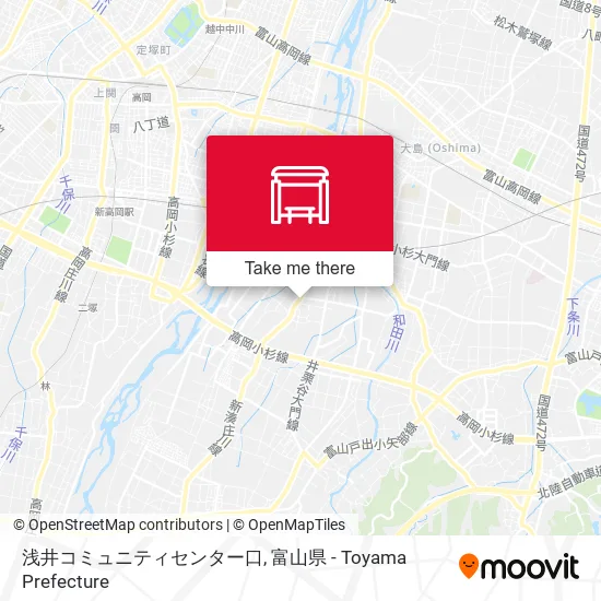 浅井コミュニティセンター口 map