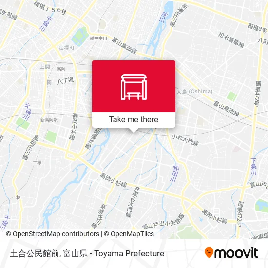 土合公民館前 map