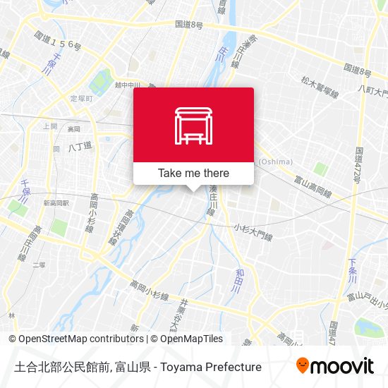 土合北部公民館前 map