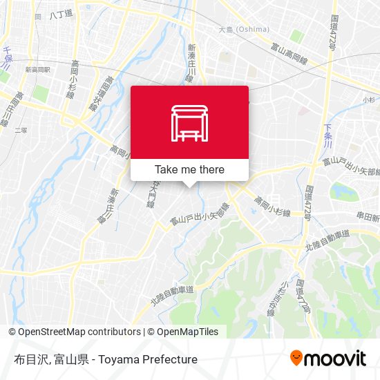 布目沢 map
