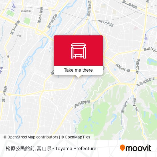 松原公民館前 map