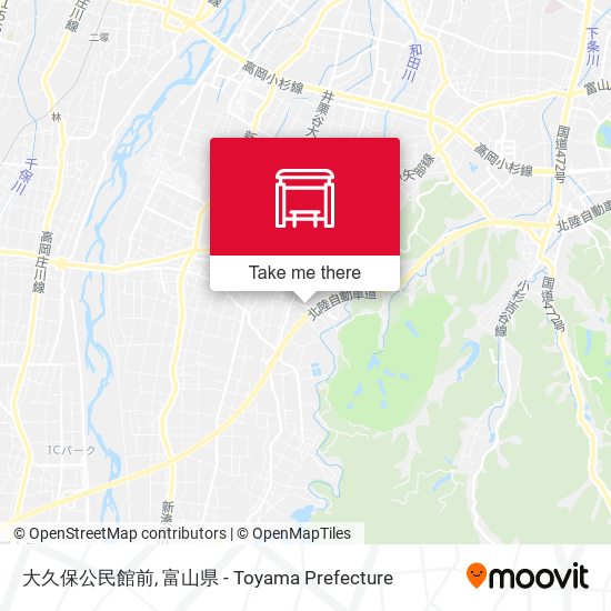 大久保公民館前 map