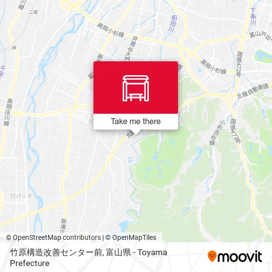 竹原構造改善センター前 map