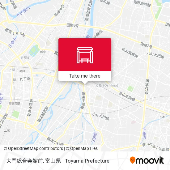 大門総合会館前 map