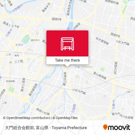 大門総合会館前 map