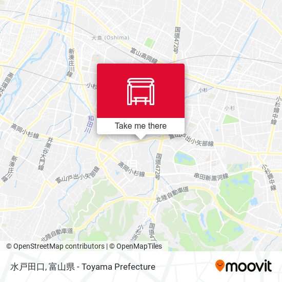 水戸田口 map