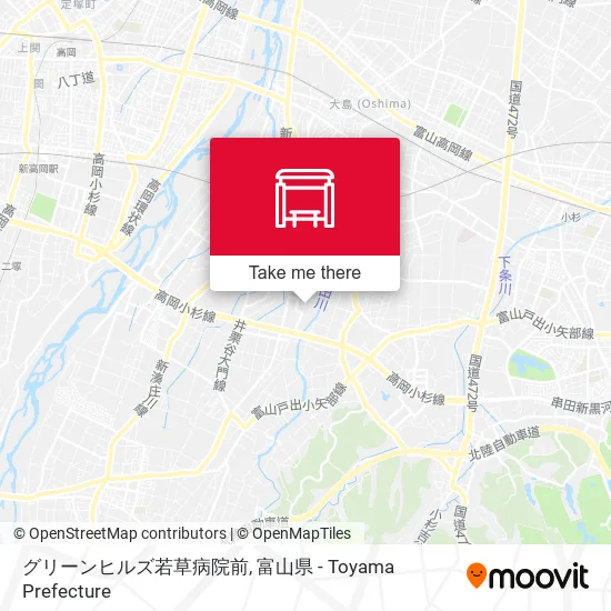 グリーンヒルズ若草病院前 map