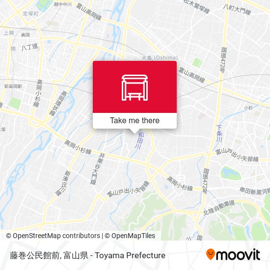 藤巻公民館前 map