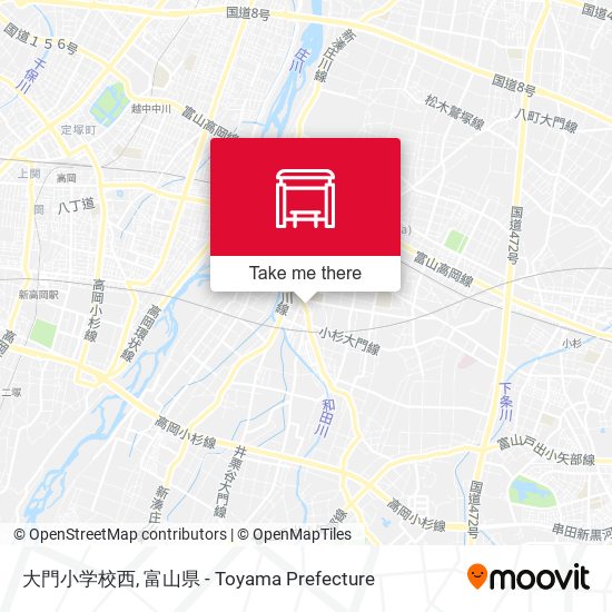 大門小学校西 map