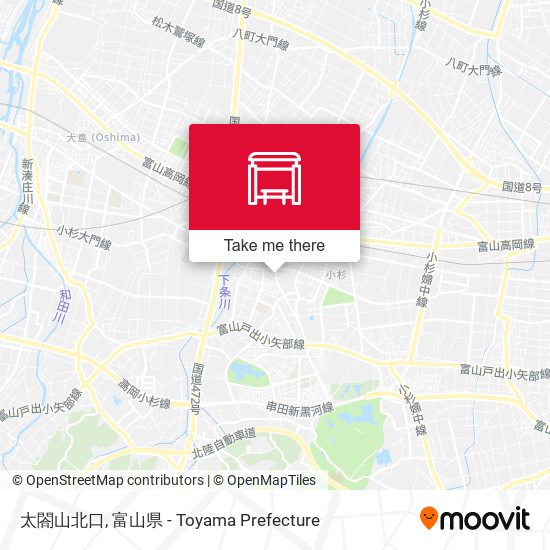 太閤山北口 map