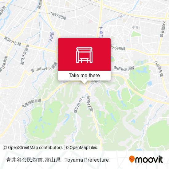 青井谷公民館前 map