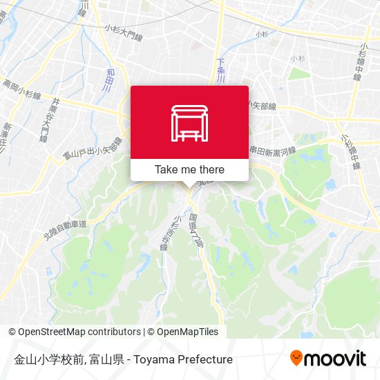 金山小学校前 map