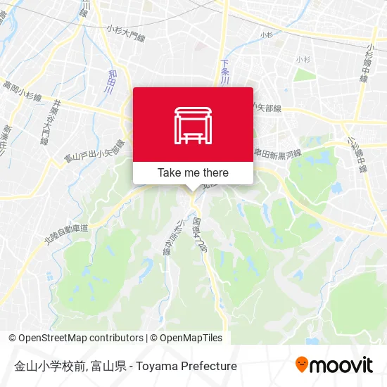 金山小学校前 map
