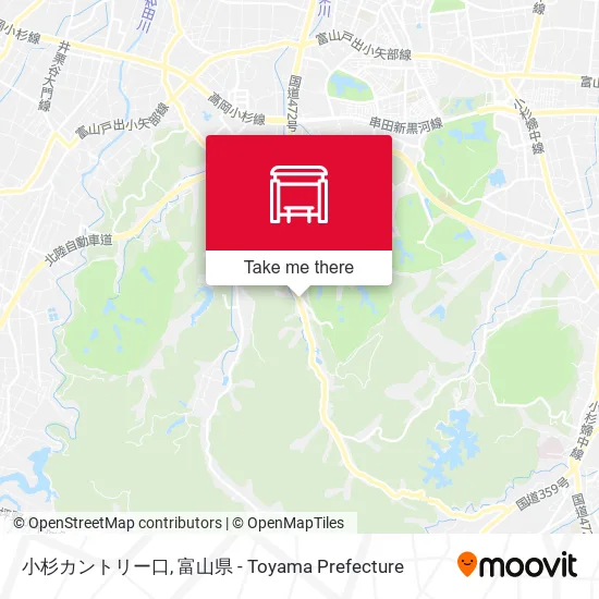 小杉カントリー口 map